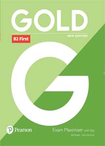 کتاب گلد اگزم مکزیمایزر Gold B2 first exam Maximiser new edition