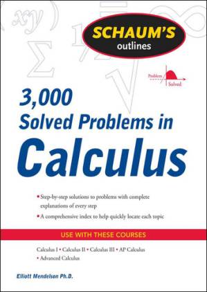 دانلود کتاب Schaum’s 3,000 Solved Problems in Calculus