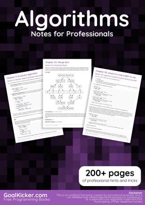 دانلود کتاب Algorithms Notes for Professionals