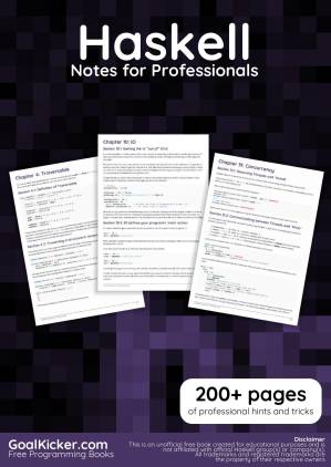 دانلود کتاب Haskell Notes for Professionals