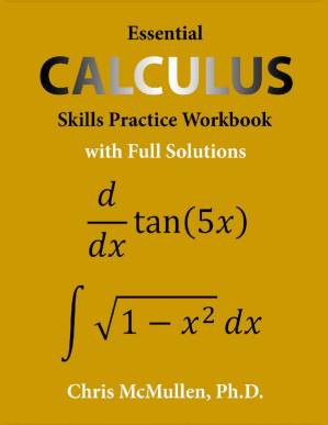 دانلود کتاب Essential Calculus Skills Practice Workbook with Full Solutions