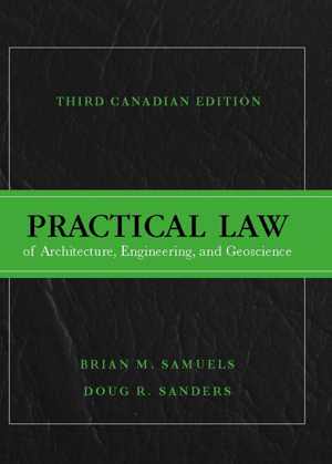 دانلود کتاب Practical Law Of Architecture, Engineering, And Geoscience, Third Canadian Edition, Test Bank, 3rd ed, 2016