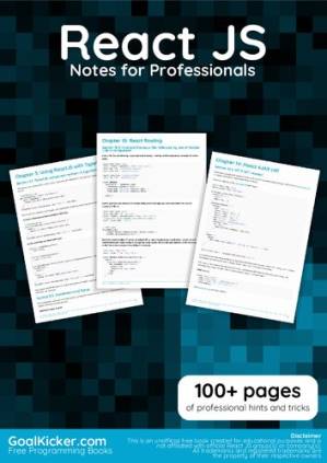 دانلود کتاب React JS Notes for Professionals