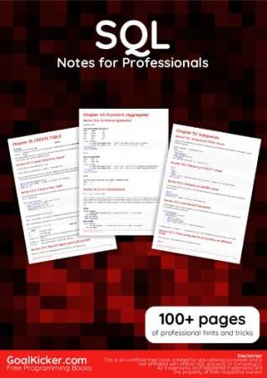 دانلود کتاب SQL Notes for Professionals