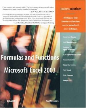 دانلود کتاب Formulas and Functions with Microsoft Excel 2003