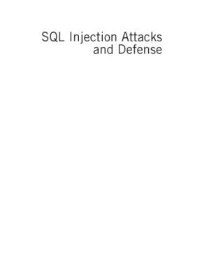 دانلود کتاب SQL injection attacks and defense