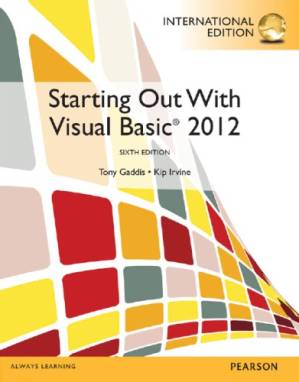 دانلود کتاب Starting Out with Visual Basic 2012. 6th Ed
