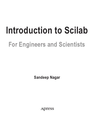 دانلود کتاب Introduction to SciLab for Engineers and Scientists