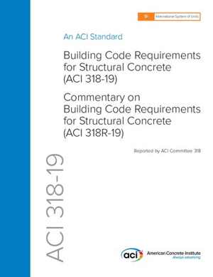 دانلود کتاب Building Code Requirements For Structural Concrete, 2019