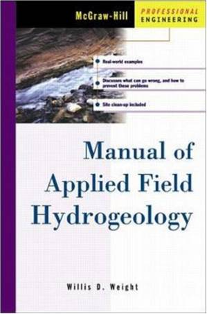 دانلود کتاب Manual of applied field hydrogeology