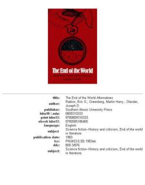 دانلود کتاب The End of the World