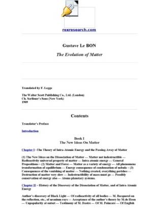 دانلود کتاب The Evolution of Matter