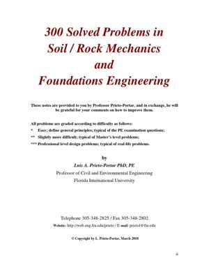 دانلود کتاب Solved Problems of Soil Mechanics and Foundation Engineering, 2009