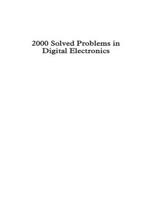 دانلود کتاب 2000 Solved Problems in Digital Electronics