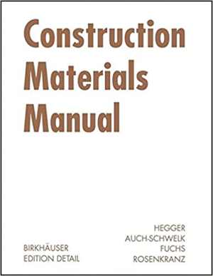 دانلود کتاب Construction Materials Manual, 2013
