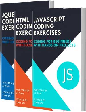 دانلود کتاب CODING EXERCISES – JAVASCRIPT, HTML AND JQUERY : Coding For Beginners