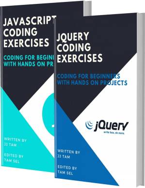 دانلود کتاب JQUERY AND JAVASCRIPT CODING EXERCISES: Coding For Beginners