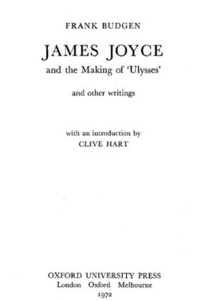 دانلود کتاب James Joyce and the Making of Ulysses