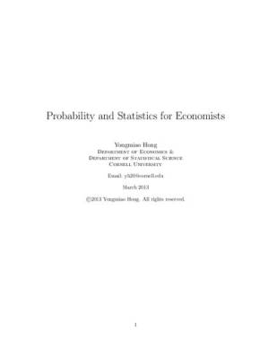 دانلود کتاب Probability and Statistics for Economists