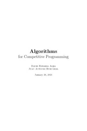 دانلود کتاب Algorithms For Competitive Programming