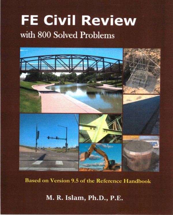 دانلود کتاب FE Civil Review with 800 Solved Problems, 2018