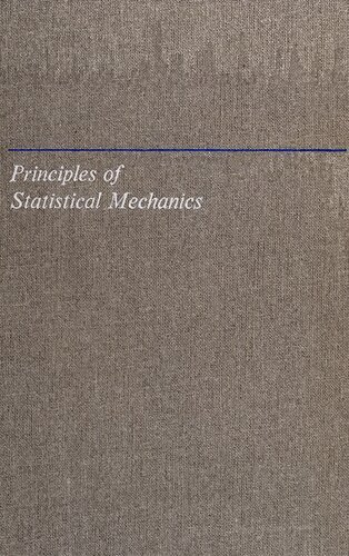 دانلود کتاب Principles Of Statistical Mechanics, 1967