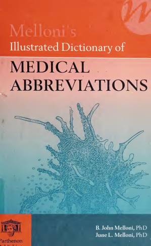 دانلود کتاب Melloni’s Illustrated Dictionary of Medical Abbreviations