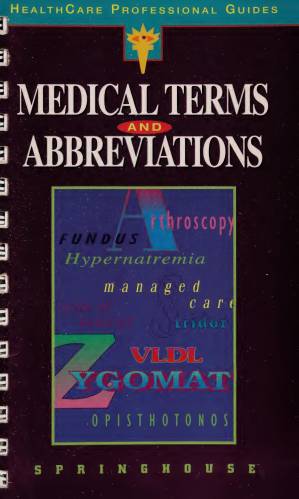 دانلود کتاب Medical Terms and Abbreviations