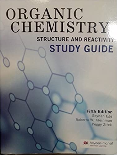 دانلود کتاب Organic Chemistry – Structure And Reactivity Study Guide, 5th ed, 2018