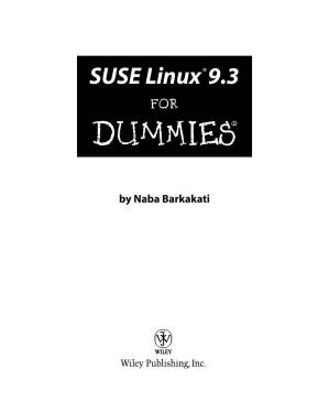 دانلود کتاب SUSE Linux 9.3 for Dummies (ISBN – 0764596152)
