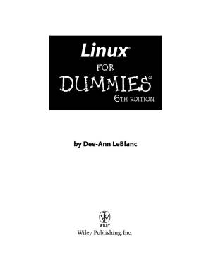 دانلود کتاب Linux For Dummies (For Dummies (Computers))