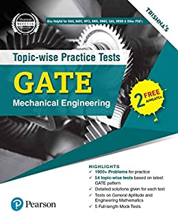 دانلود کتاب Gate Mechanical Engineering Topic-Wise Practice Tests, 2019
