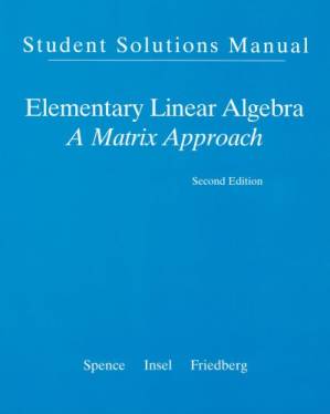 دانلود کتاب Student Solution Manual for Elementary Linear Algebra
