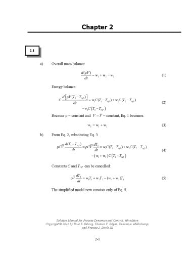 دانلود کتاب Process Dynamics And Control Solutions, 0