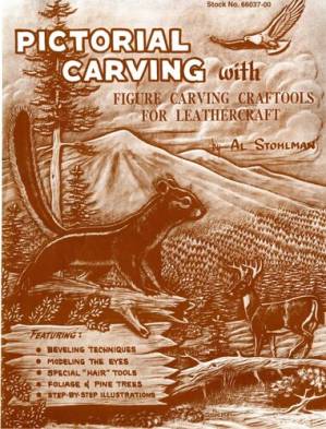 دانلود کتاب Pictorial Carving with Figure Carving Craftools for Leathercraft