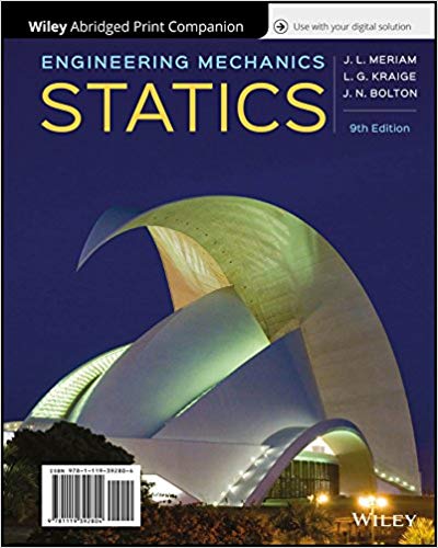 دانلود کتاب Engineering Mechanics – Statics, 9th ed, 2018