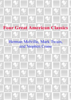 دانلود کتاب Four Great American Classics (The Scarlet Letter, The Adventures of Huckleberry Finn, The Red Badge of Courage, Billy Budd, Sailor, and Other Stories)