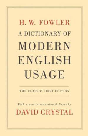 دانلود کتاب A Dictionary of Modern English Usage