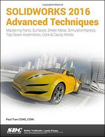 دانلود کتاب SOLIDWORKS 2016 Advanced Techniques