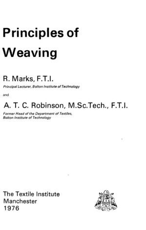 دانلود کتاب Principles of Weaving