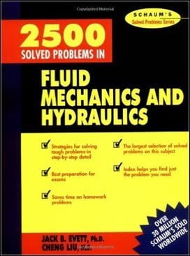 دانلود کتاب Evvet J. B., 2500 Solved Problems In Fluid Mechanics & Hydraulics, 5th ed, 1989
