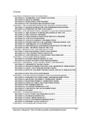 دانلود کتاب Solution Manual For The AVR Microcontroller And Embedded Systems Using Assembly And C