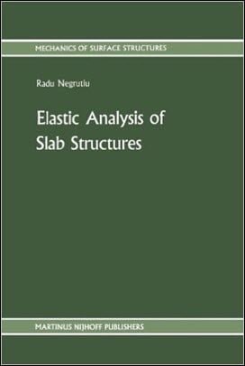 دانلود کتاب Negrutiu R., Elastic Analysis of Slab Structures, 1987