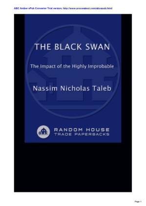 دانلود کتاب The Black Swan: The Impact of the Highly Improbable, Second Edition