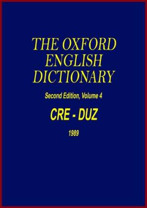 دانلود کتاب The Oxford English Dictionary volume 4