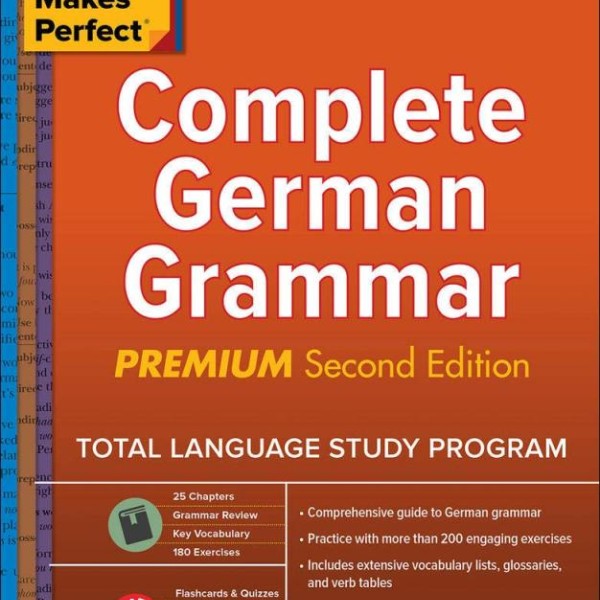 کتاب آلمانی کامپلیت جرمن گرامر Practice Makes Perfect Complete German Grammar