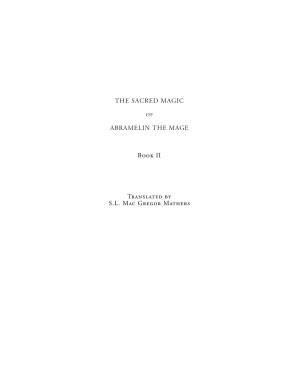 دانلود کتاب THE SECOND BOOK OF THE SACRED MAGIC