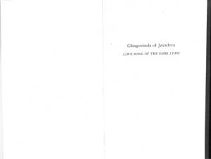 دانلود کتاب Gitagovinda of Jayadeva: Love Song of the Dark Lord