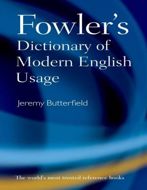 دانلود کتاب Fowler’s Dictionary of Modern English Usage