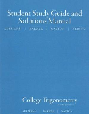 دانلود کتاب Instructor’s Solutions Manual of College Algebra And Trigonometry